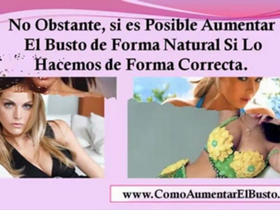 como aumentar el busto sin cirugia Metodo Garantizado