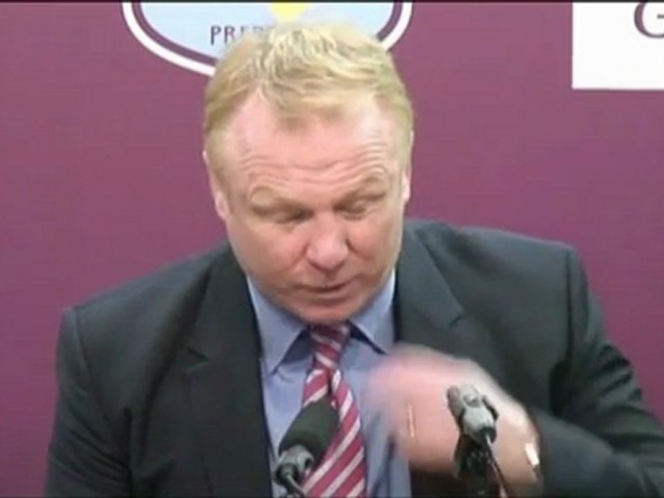 McLeish nach Niederlage frustriert