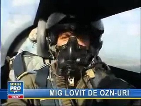 UFO hits Romanian fighter jet