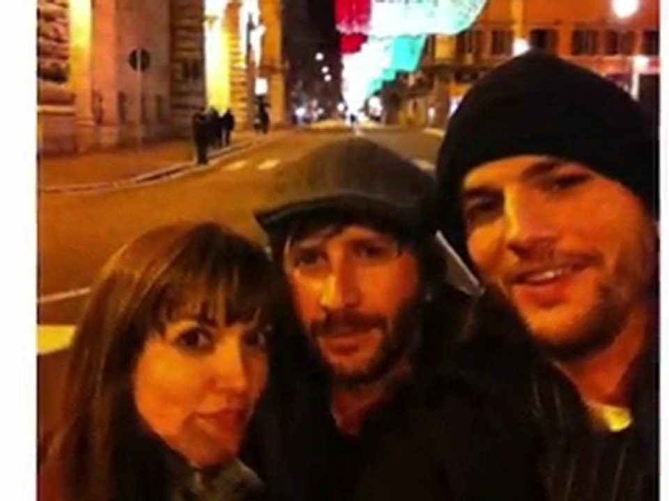 Ashton Kutcher Arrives from Europe