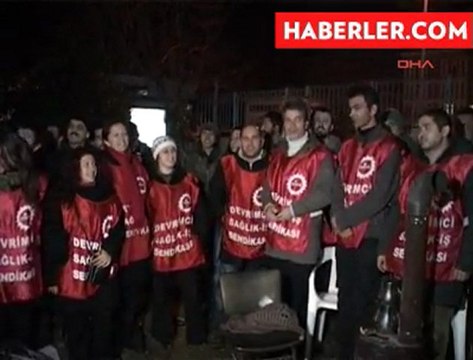 Yeni yıla direniş çadırında girildi - DHA