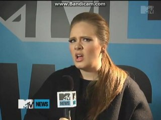 Adele Addresses Her Somber Songwriting on MTV News1