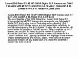 Buy Cheap Canon EOS Rebel T3i 18 MP CMOS Digital SLR Camera and DIGIC 4 Imaging with EF-S 18-55mm f/3.5-5.6 IS Lens   Canon EF-S 55-250mm f/4.0-5.6 IS Telephoto Zoom Lens