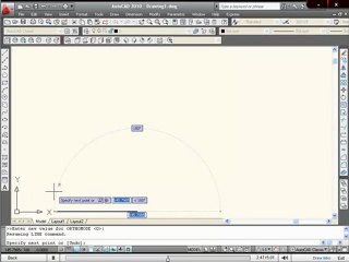 برنامج تعليم اوتوكاد 2010 - إدخال الإحداثيات - Learn AutoCAD
