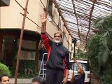 Amitabh Bachchan Sneaks In To His House Through Back Door - Bollywood News