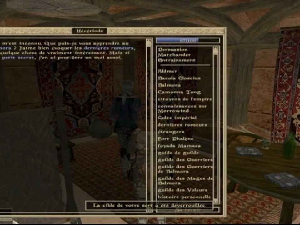 Morrowind [7] Dessous de table et visite nocturne