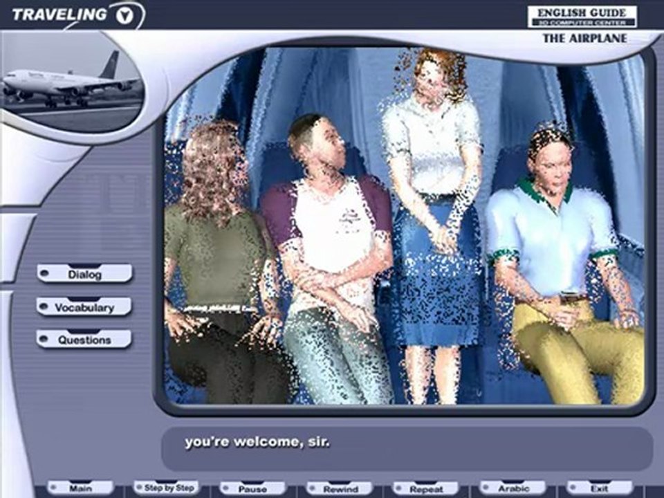 تعليم اللغة الانجليزية دليل الانجليزية برنامج تعليم محادثة اللغة الانجليزية في الطائرة Learn English
