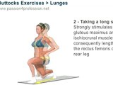 Lunges buttocks exercises