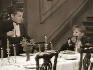 Dinner for one Merkozy avec traduction en français