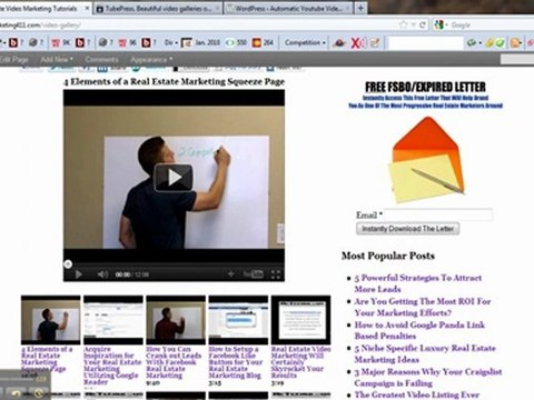 2 Powerful Wordpress Plugins for Real Estate Marketing Videos