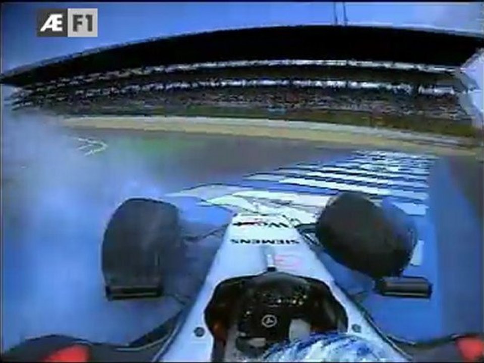 Nürburgring 2005 Race Kimi Räikkönen suspension breaking