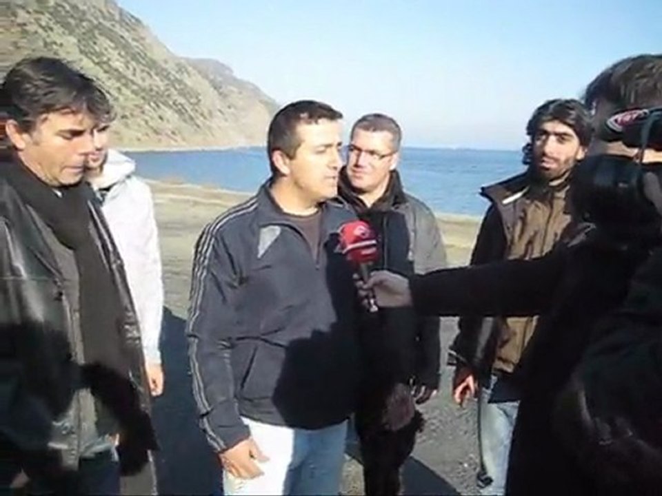 tekirdağ yamaç paraşütü alanında TRT ve AA ajan çekimleri...