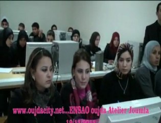 l' ENSAO oujda  organise la 3ieme édition des portes ouverte  des journée Open source days/ l'atelier Joumla
