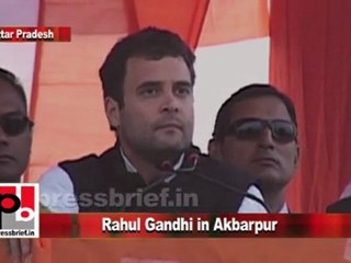 Congress Leader Rahul Gandhi in Akbarpur (U.P) Part 6