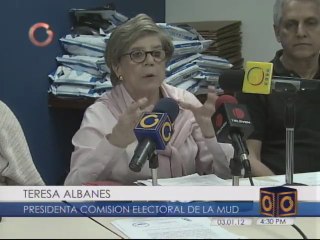 MUD enviará cotillones electorales al exterior