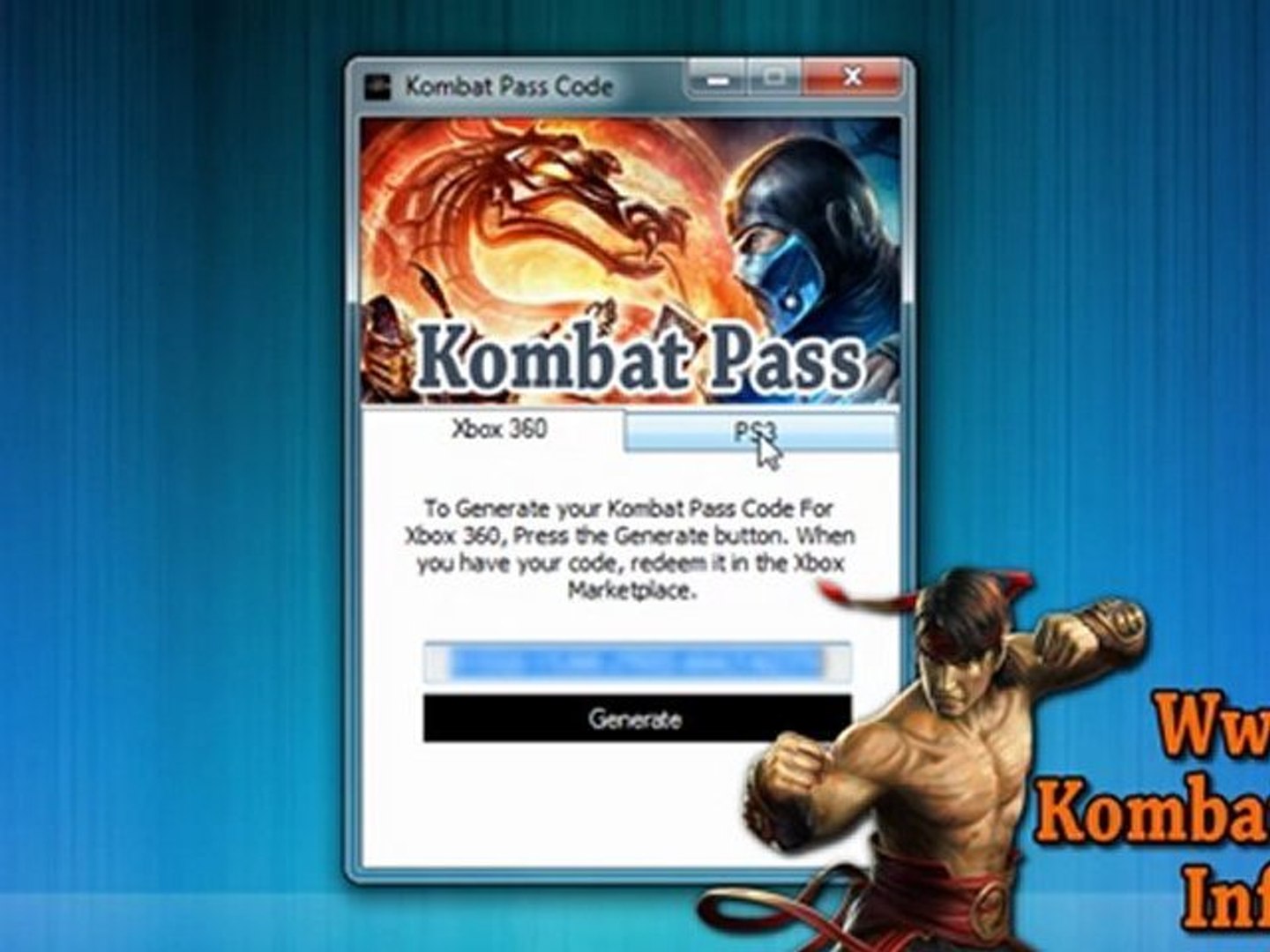 Mortal Kombat Online KOMBAT PASS DLC for PS3