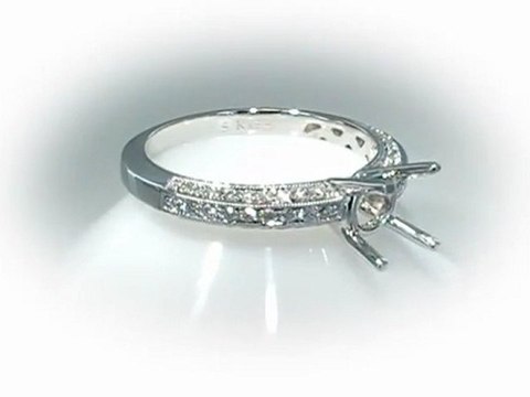 Diamond |Intricate Vintage Diamond Engagement Ring