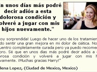 Adiós ciática puedo sentir una gran mejora en mi dolor ciatico