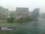 La tempête en Grande-Bretagne filmée par les internautes