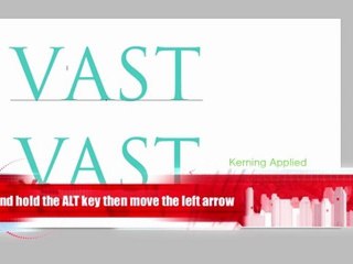 Kerning tutorial - How to kern in Photoshop CS5