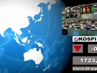 Bolsas; Mercados internacionales Cierre miércoles 28  y media sesión jueves 29 de septiembre