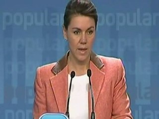 Cospedal: "El control del déficit debe ser un requisito que este gobierno pueda aportar a Europa"