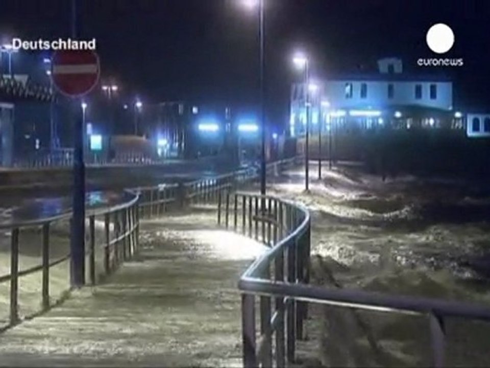 Tempête meurtrière dans le nord de l'Europe