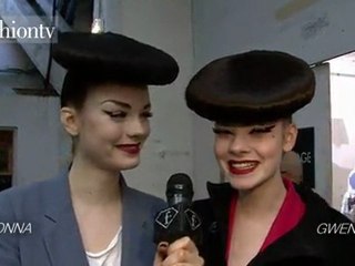 Manish Arora Backstage Winter 2012 ft Model Ida Hughes | FTV