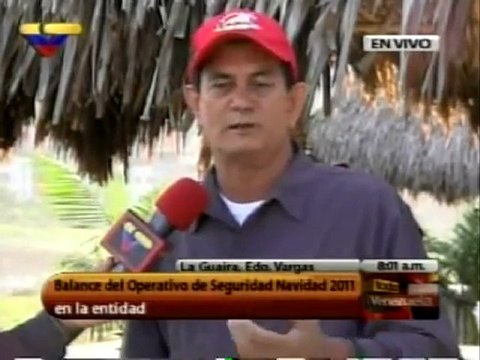 (Video) Alcalde Alexis Toledo destaca el éxito de la temporada navideña 2011 en Vargas