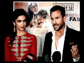 Saif Ali Khan & Deepika Padukone On Sets Of Kaun Banega Crorepati 5