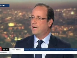 Hollande : La TVA sociale est une "mystification économique"