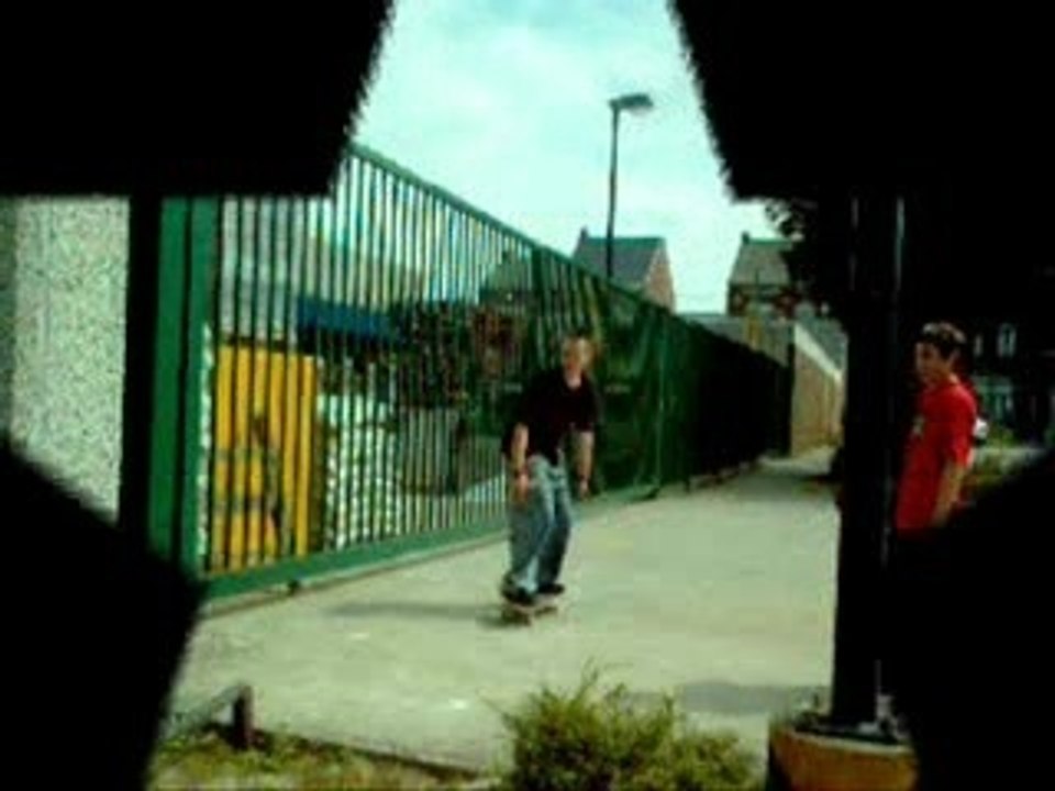 Michaël en skate