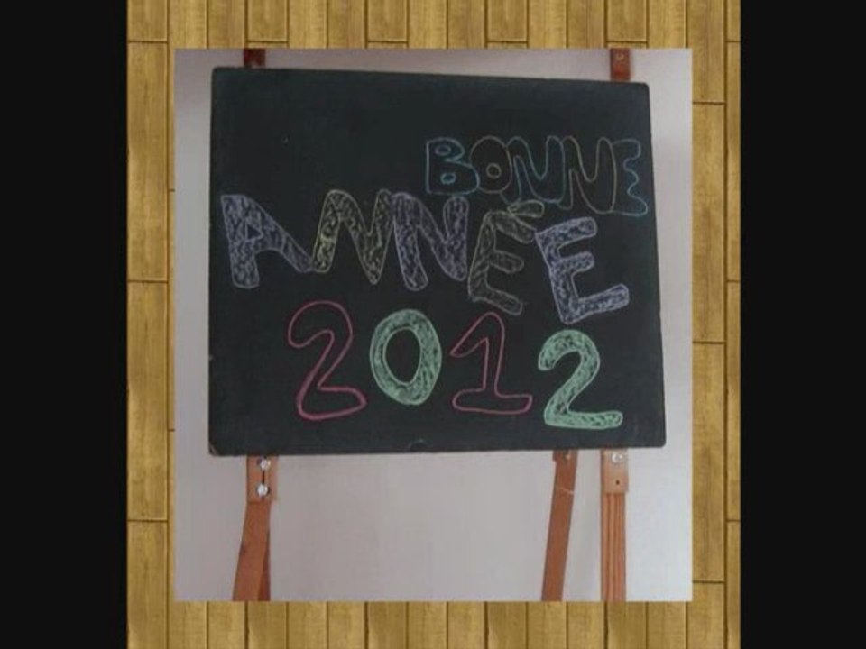 Les voeux 2012 de Zia et Lydie