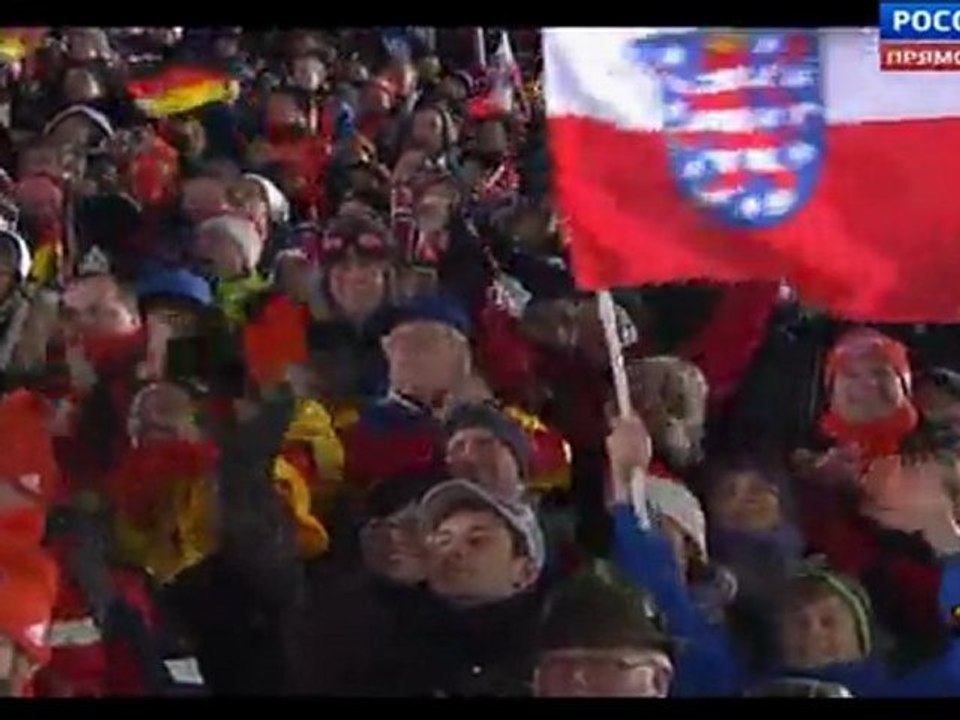 Биатлон -Эстафета Золото Женщины Кубок 2012. Германия