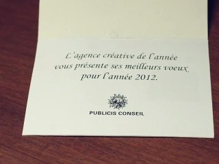 Publicis Conseil : voeux 2012