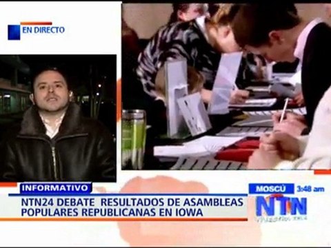 NTN24 analiza los resultados de asambleas populares republicanas en Iowa