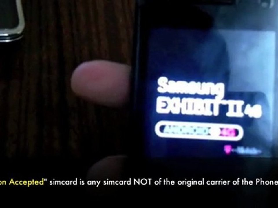 How to Unlock Samsung Exhibit (II) 4G T659 & T759 from ...