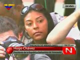 Chávez a Miss Mundo Ivian Sarcos  Tu presencia es un buen augurio, una buena señal para Venezuela en este 2012