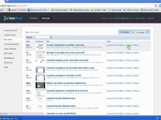 Vos statistiques vidéos sur Tubemogul