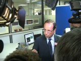 François Hollande à Mérignac