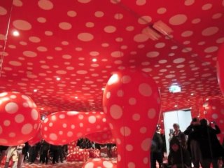 Yayoi Kusama à Beaubourg, installation