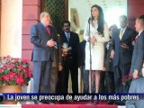Chávez recebe Miss Mundo