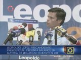 Leopoldo López: 2.011 ha sido el año más violento