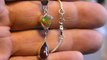 Sterling necklace ethiopia opal and ruby handmade