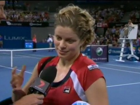 Kim Clijsters in gran forma - Brisbane, quarti