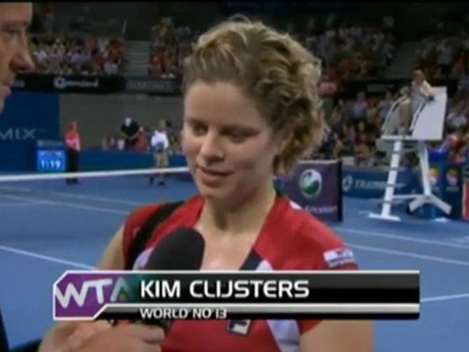 Brisbane - Clijsters im Halbfinale