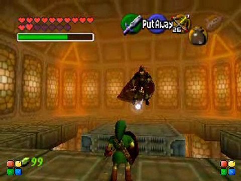 Legend of Zelda Ocarina of Time Ganondorf's Castle Ganondorf