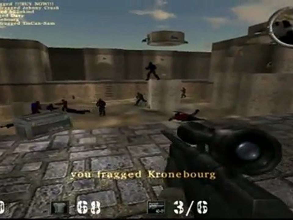 Assault Cube gameplay w_ Tactical Nuke xD! _D