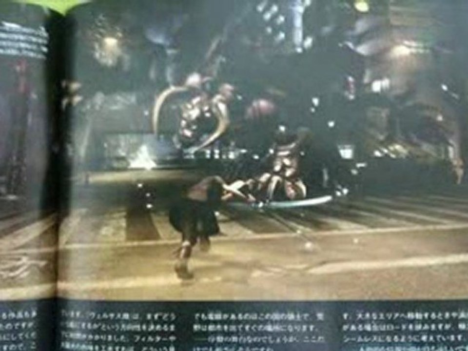 NEW Final Fantasy Versus XIII Scans Gameplay
