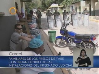 Familiares de los presos siguen en Yare